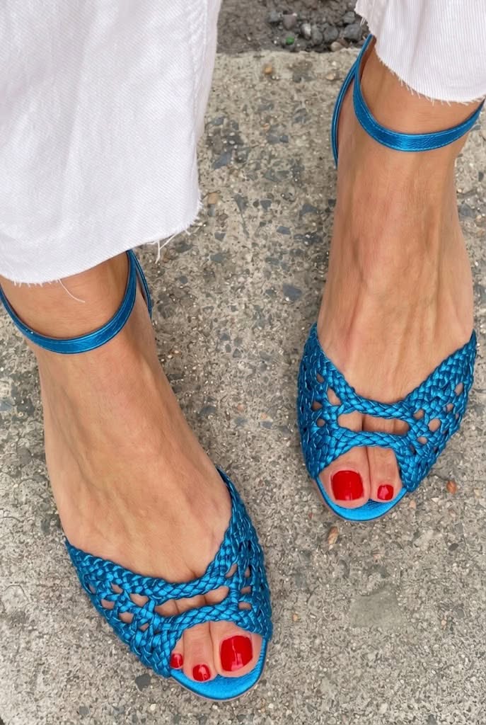 Soledad™ | Braided Gold Sandals