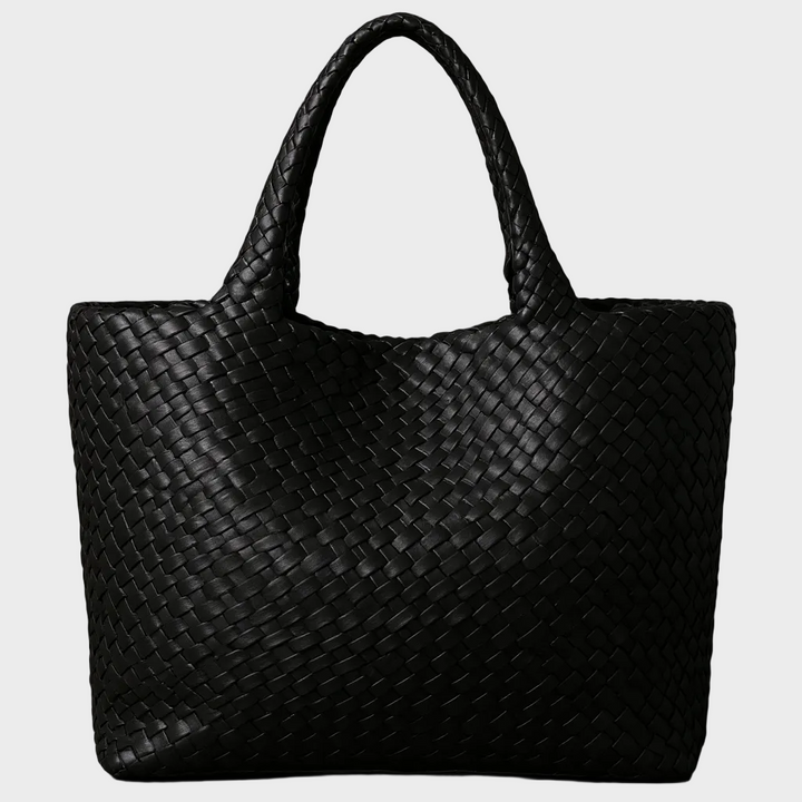 Lana Handwoven Vegan Leather Tote