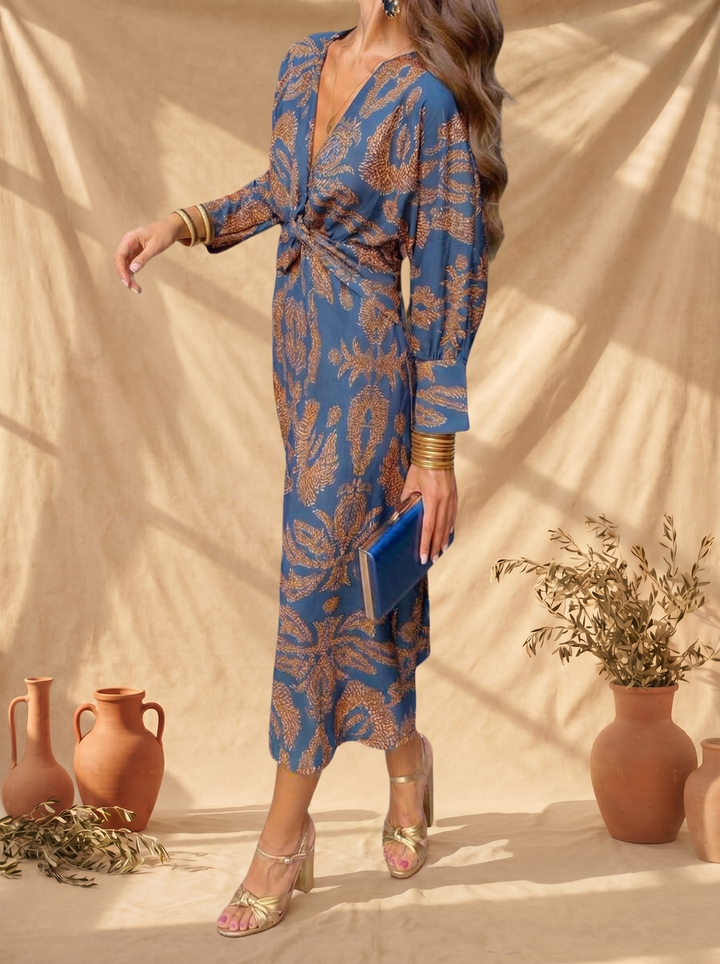 Celeste | Midi Dress Floral Elegance