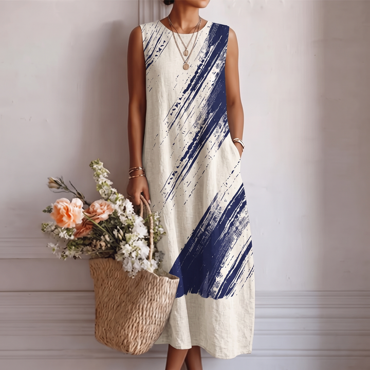 Elena™ | Elegant Midi Dress for the Day