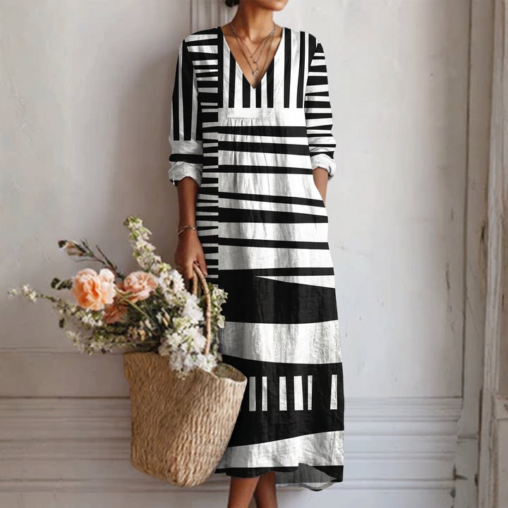 Lara™ | Graphic Printed Dress