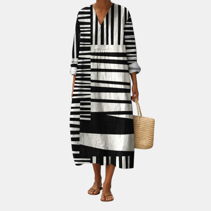 Lara™ | Graphic Printed Dress