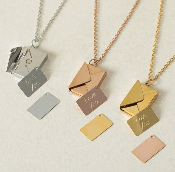 Necklace with a Love Letter – To My Sweetheart
