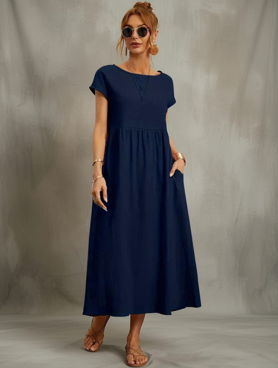 Charlotte ™ — Flowing Midi Dress with Timeless Elegance