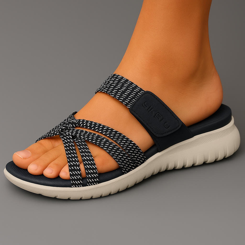 OLIVIA MANCHESTER | LINA ORTHOPEDIC SLIP-ON SANDALS